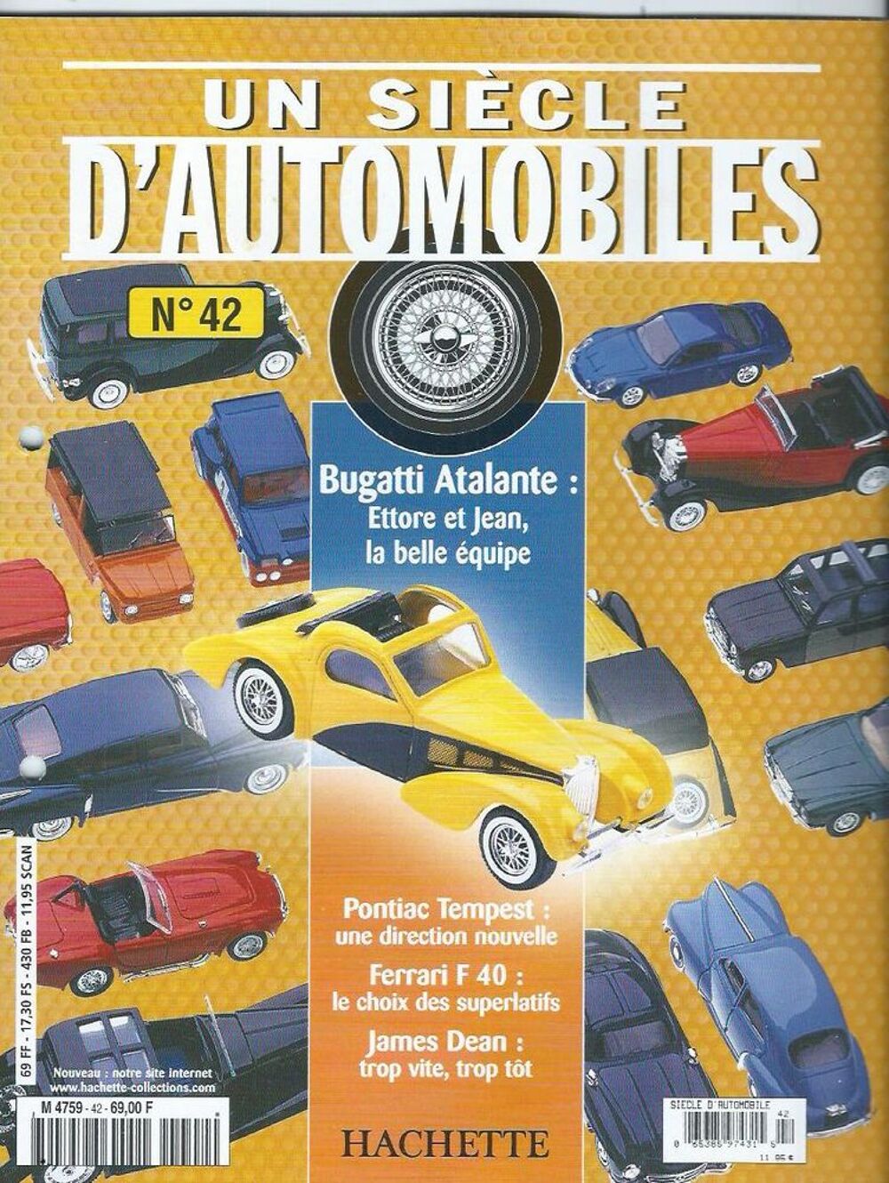Bugatti atalante 1/43 + fascicule n&deg; 42 + boitier solido 