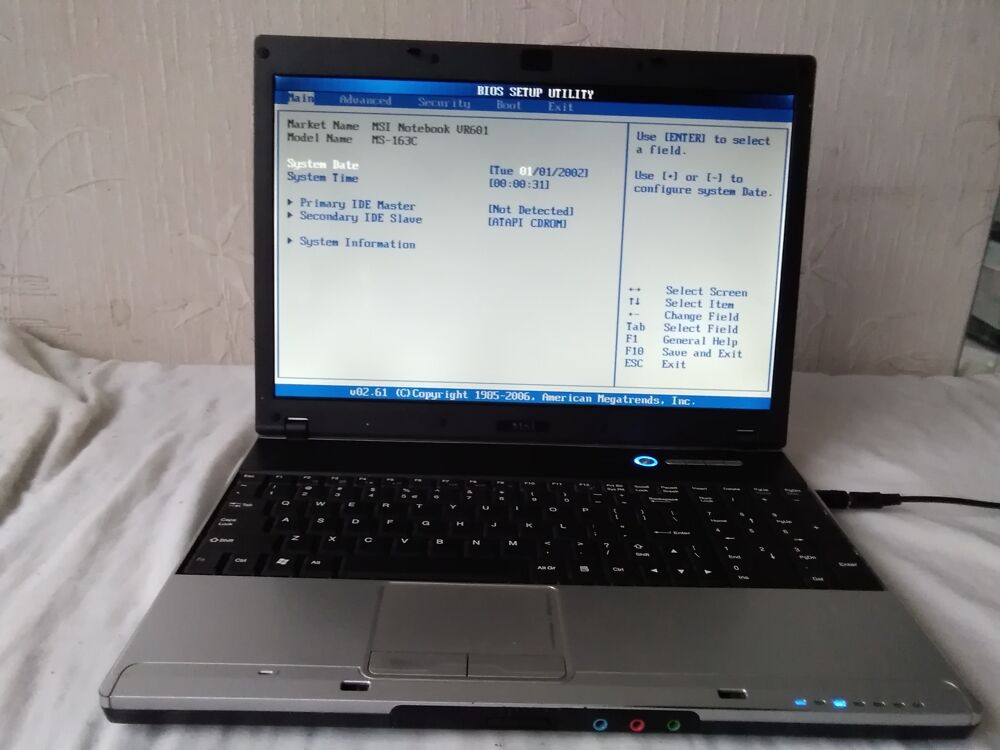 Pc Portable MSI. Matériel informatique