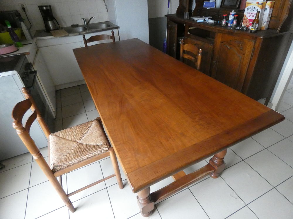 table de cuisine s&eacute;jour bois massif Meubles