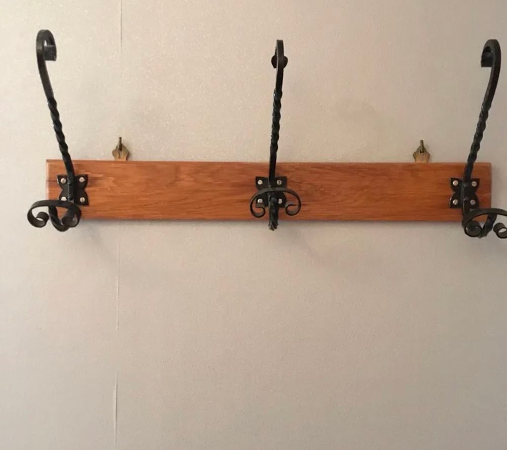 Porte manteau en fer forg&eacute; Décoration