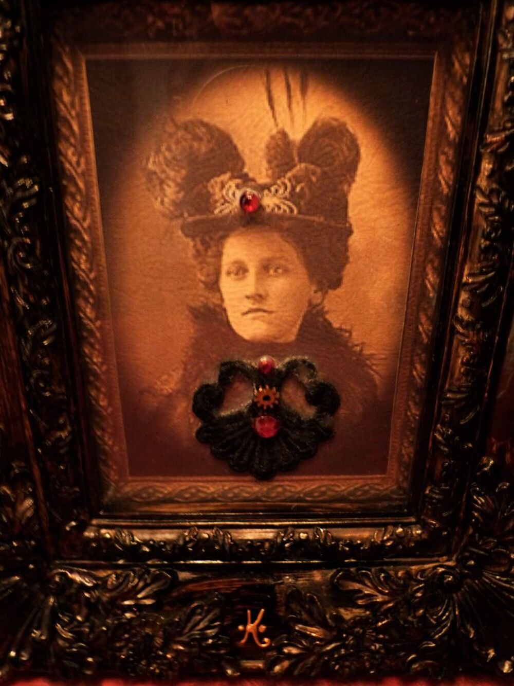Cadre Rocaille "VICTORIAN CREEPY" Steampunk Décoration