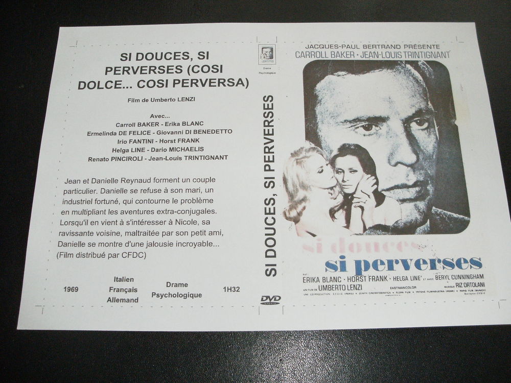 Film : " Si douces , si perverses " DVD et blu-ray