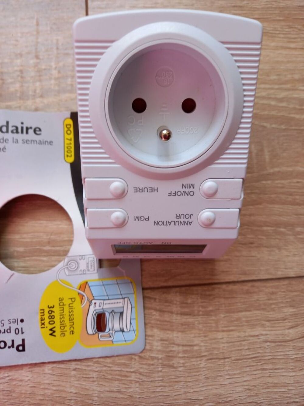 PROGRAMMATEUR HEBDOMADAIRE Bricolage