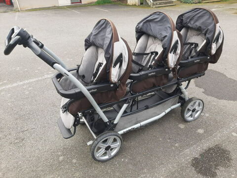 Poussette triple Peg Perego bon �tat 350 Saint-Gilles (35)
