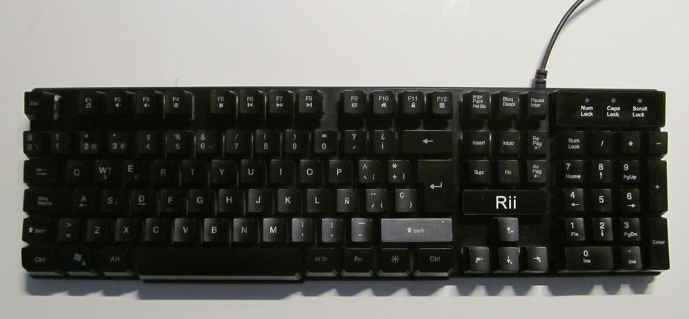 Clavier RII (Espagne) LED/DEL Matériel informatique