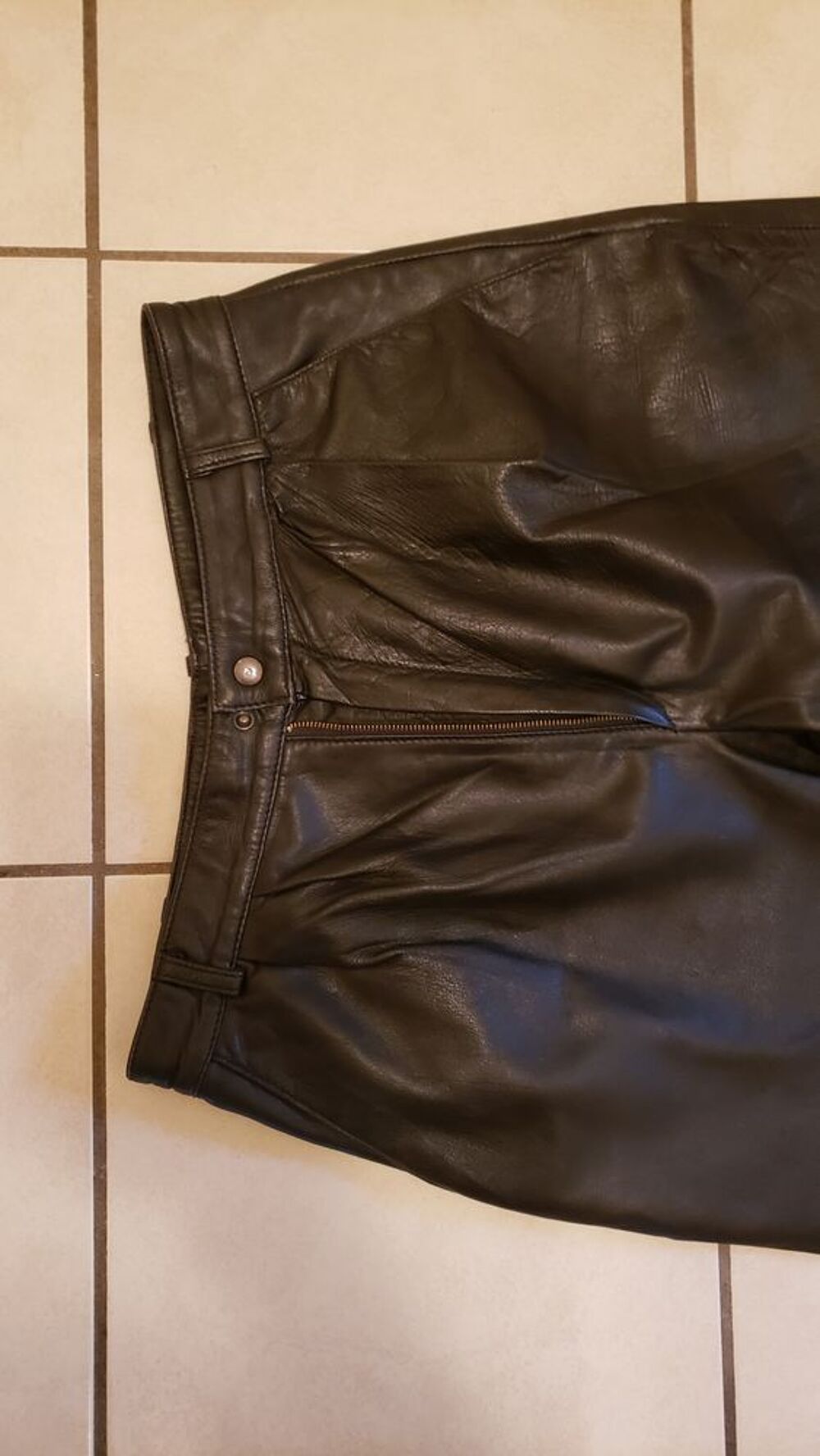 pantalon cuir femme Vêtements