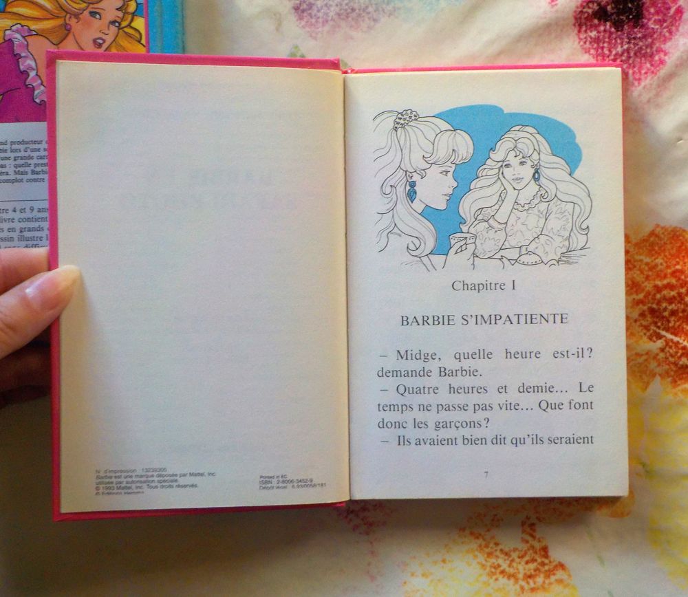 2 BARBIE PREMIERE BIBLIOTHEQUE DES ENFANTS Ed. HEMMA Livres et BD