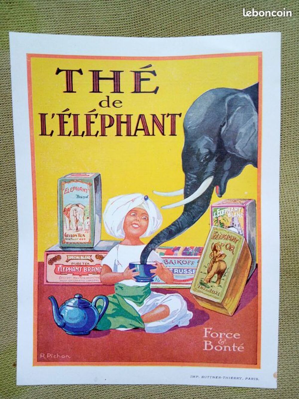 prospectus th&eacute; de l'&eacute;l&eacute;phant 