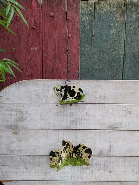 Ancien Mobile Musical M�tal Vaches  70 Loches (37)