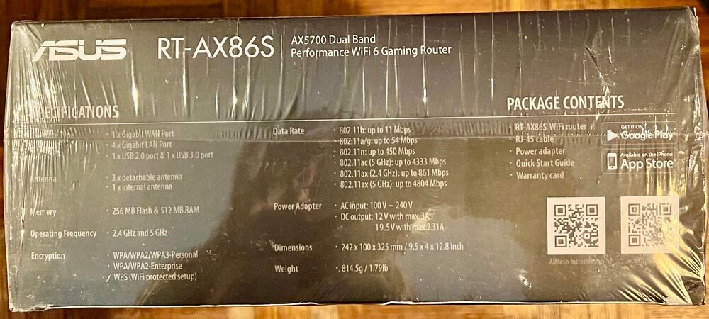 Routeur Gaming ASUS RT-AX86S AX5700 - Wifi 6 - 802.11ax NEUF Matériel informatique
