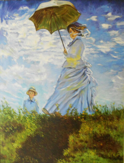 copie de tableau de maîtres :monet 400 L'Isle-Adam (95)