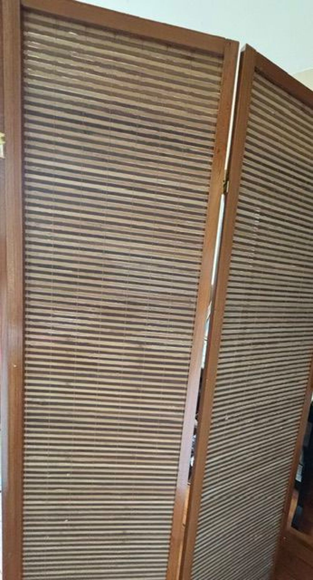 Paravent bambou miel 5 panneaux 
H175 L 200
Décoration