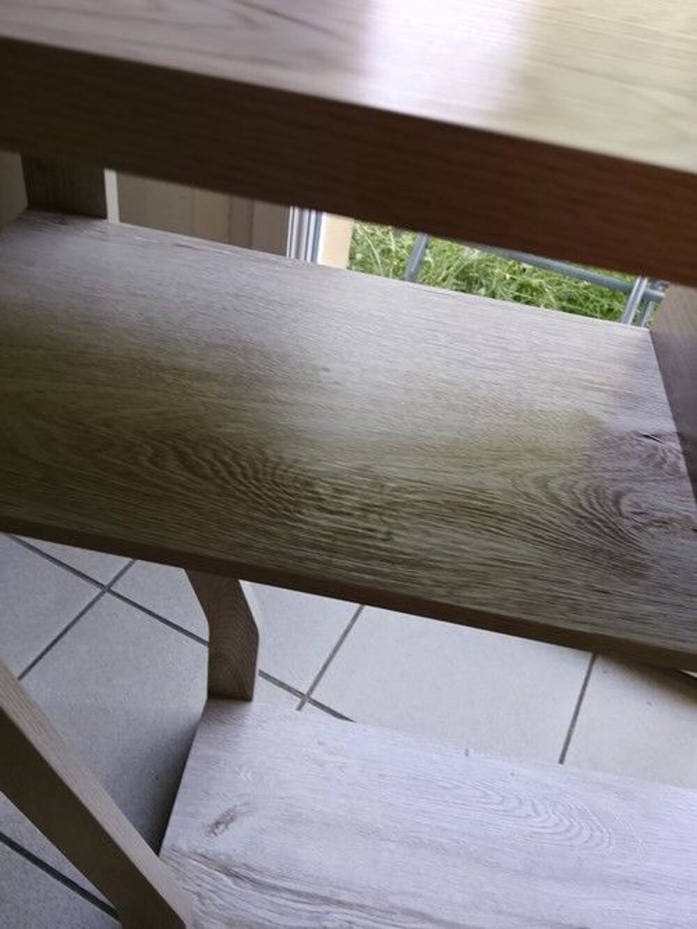 console bois gris Meubles