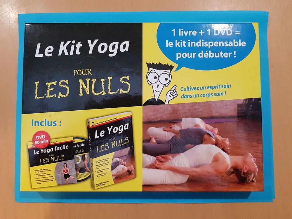 Le Kit Yoga pour les Nuls ; livre + DVD ; First &Eacute;ditions DVD et blu-ray