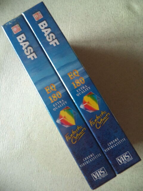 3 Cassettes vid�o VHS vierges. 15 Villenoy (77)
