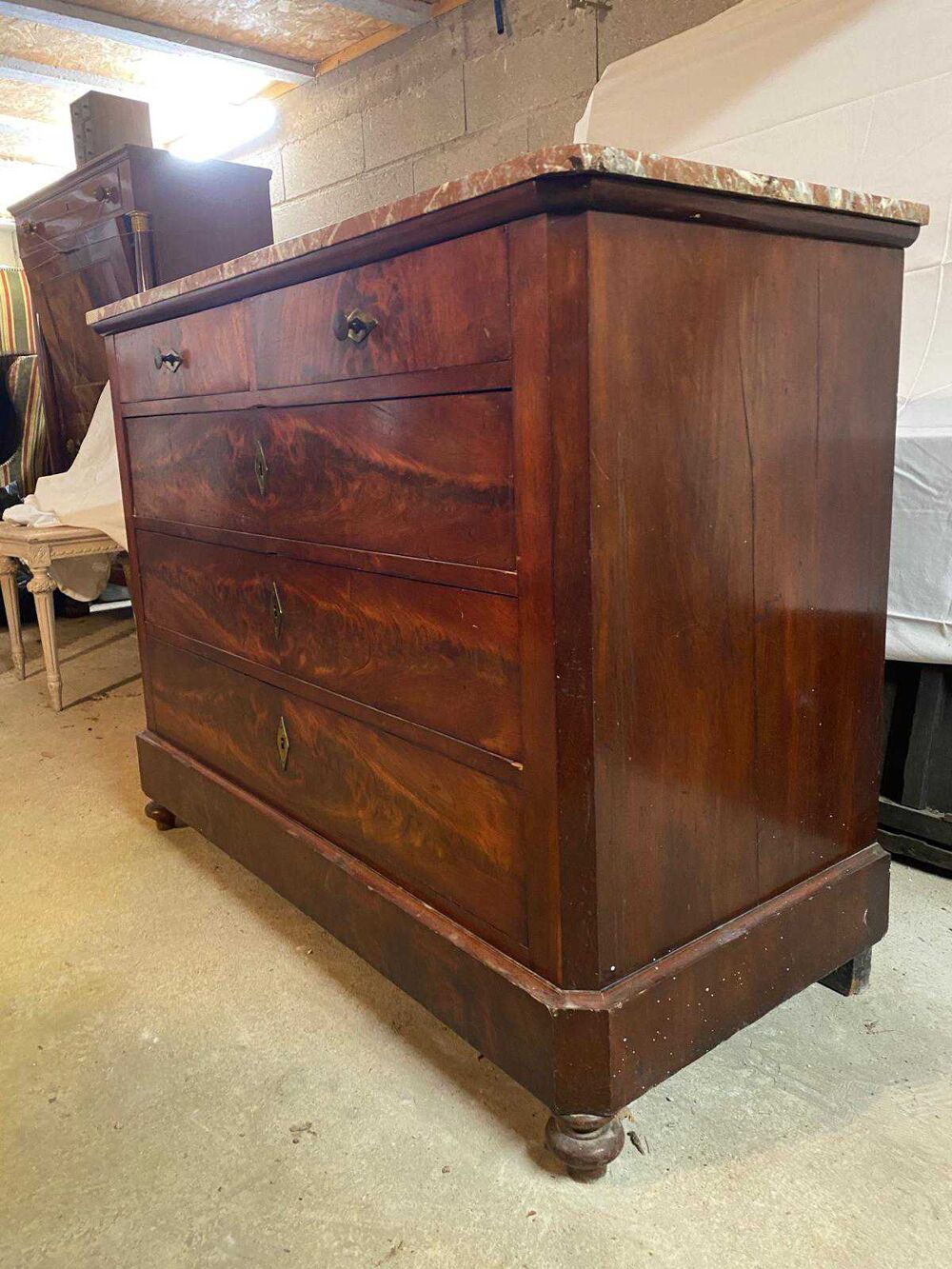 commode plateau marbre Meubles