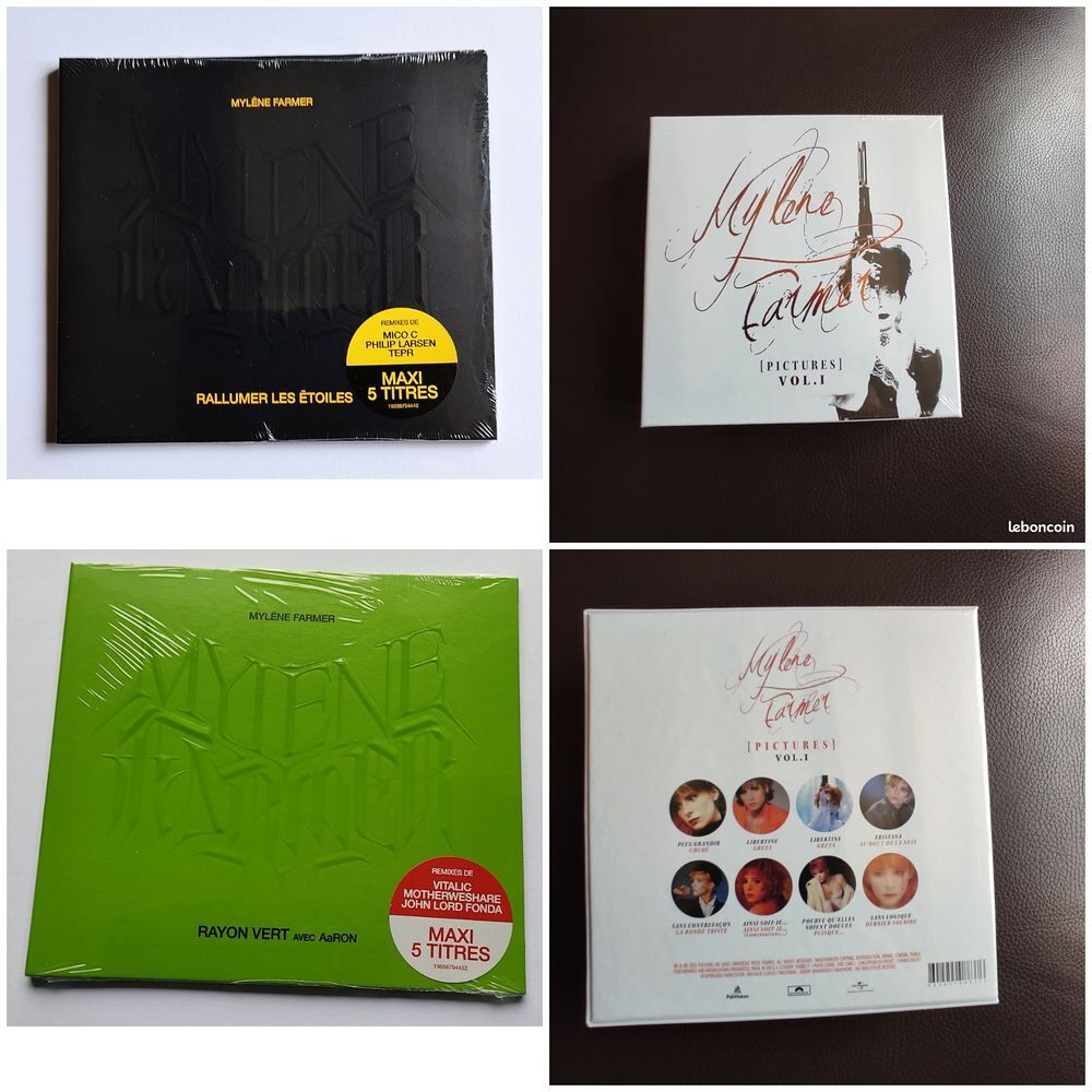 Coffret Myl&egrave;ne Farmer neuf scell&eacute; + 2 cd neuf CD et vinyles