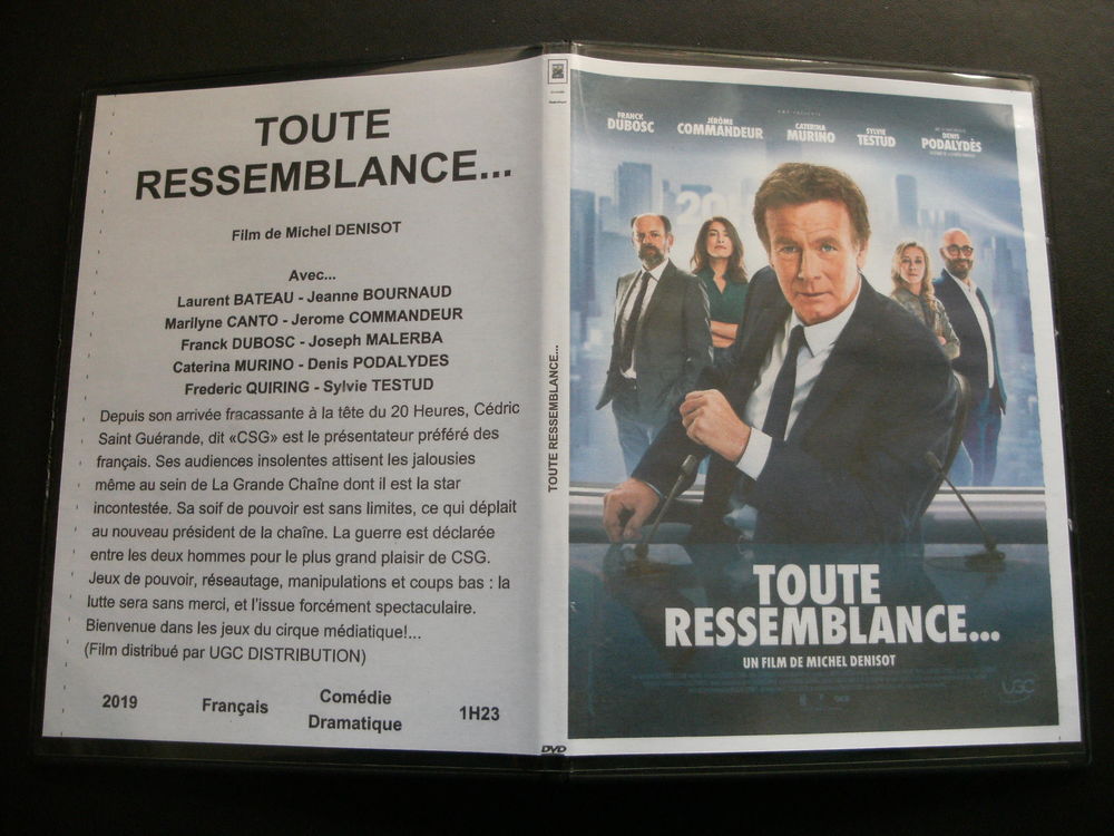 Rare film : " Toute ressemblance ... " DVD et blu-ray