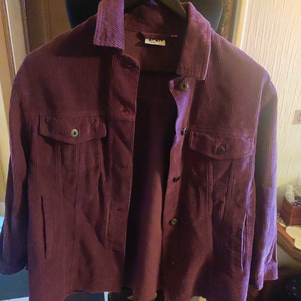 Veste en velours c&ocirc;tel&eacute; taille L femme Lola Vêtements