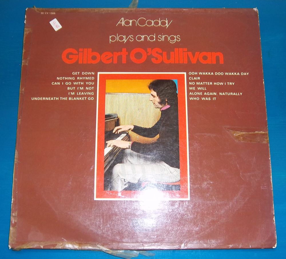 Alan Caddy plays and sings Gilbert O'Sullivan 33 TOURS CD et vinyles