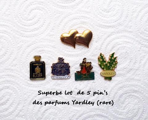 Lot de 5 pin's parfum Yardley of London 10 Cagnes-sur-Mer (06)