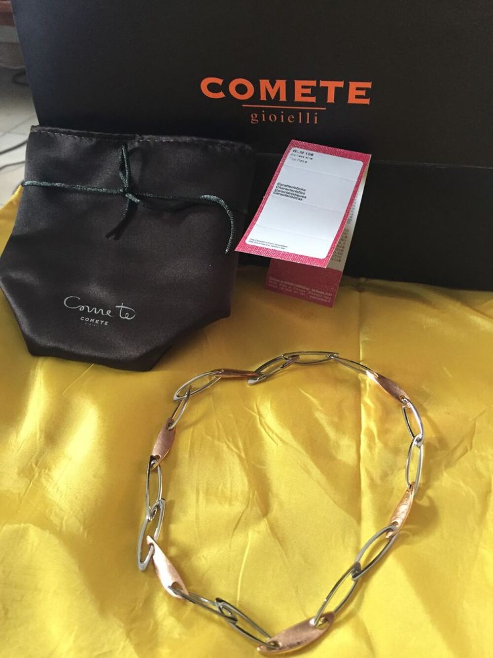 collier raz de coup marque com&egrave;te GLM 105 Bijoux et montres