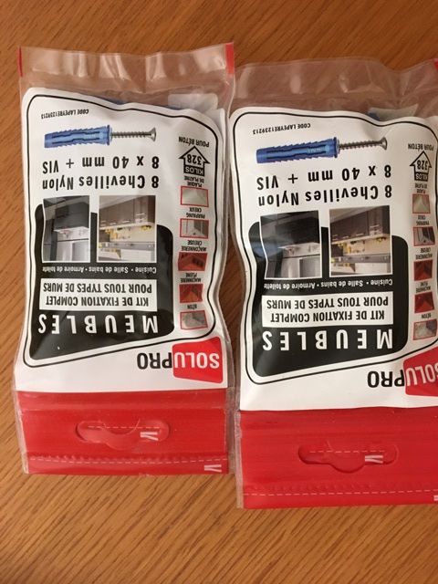 lot de 2 paquets de chevilles nylons 3 Mandres-les-Roses (94)