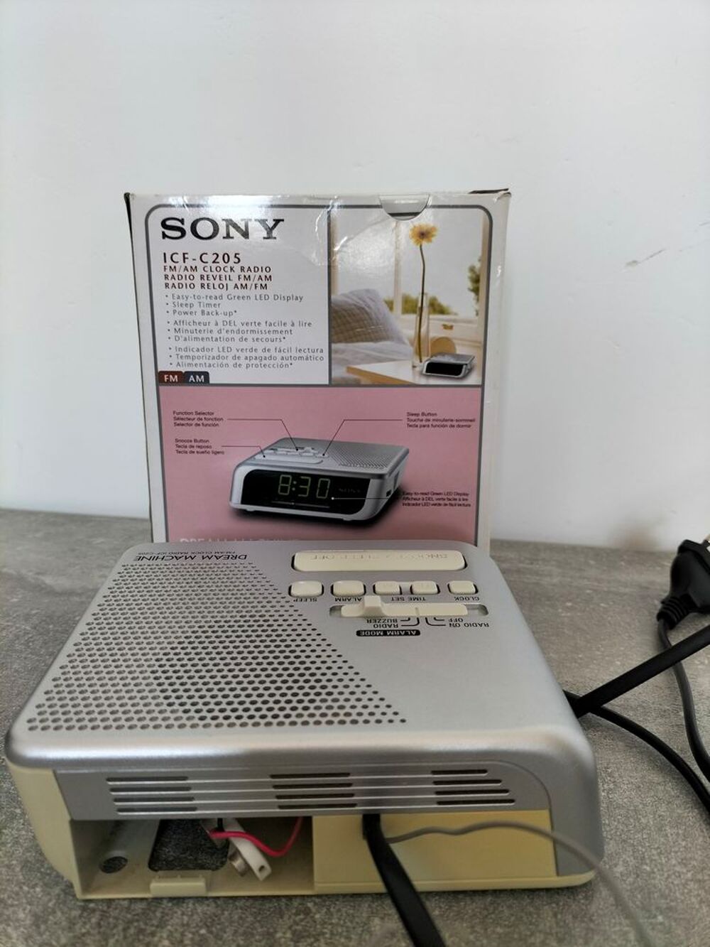Radio r&eacute;veil marque Sony Audio et hifi