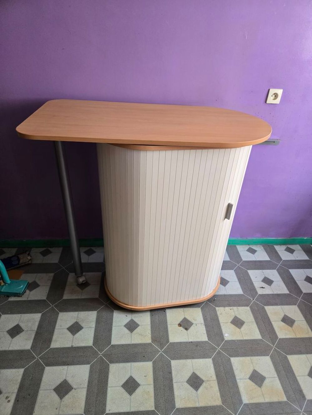 Table de Cuisine Ch&ecirc;ne naturel prix 40€ Meubles
