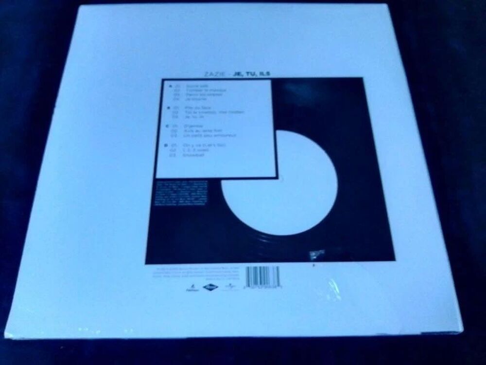 Zazie Rare Double LP Vinyle 33 Tours Couleur Violet Tir&eacute; A CD et vinyles