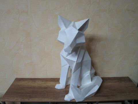 GRANDE  STATUE  LOUP BLANC 55 Villepinte (93)