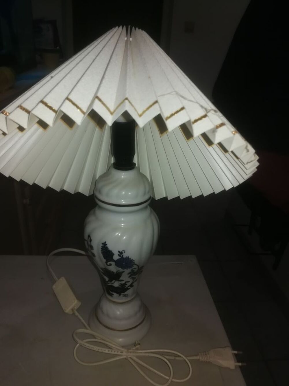 Lampe de chevet vintage Décoration