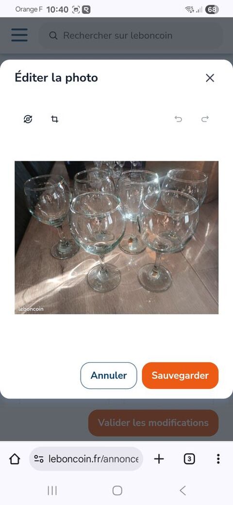 Verres a eau 8 Bertaucourt-Epourdon (02)