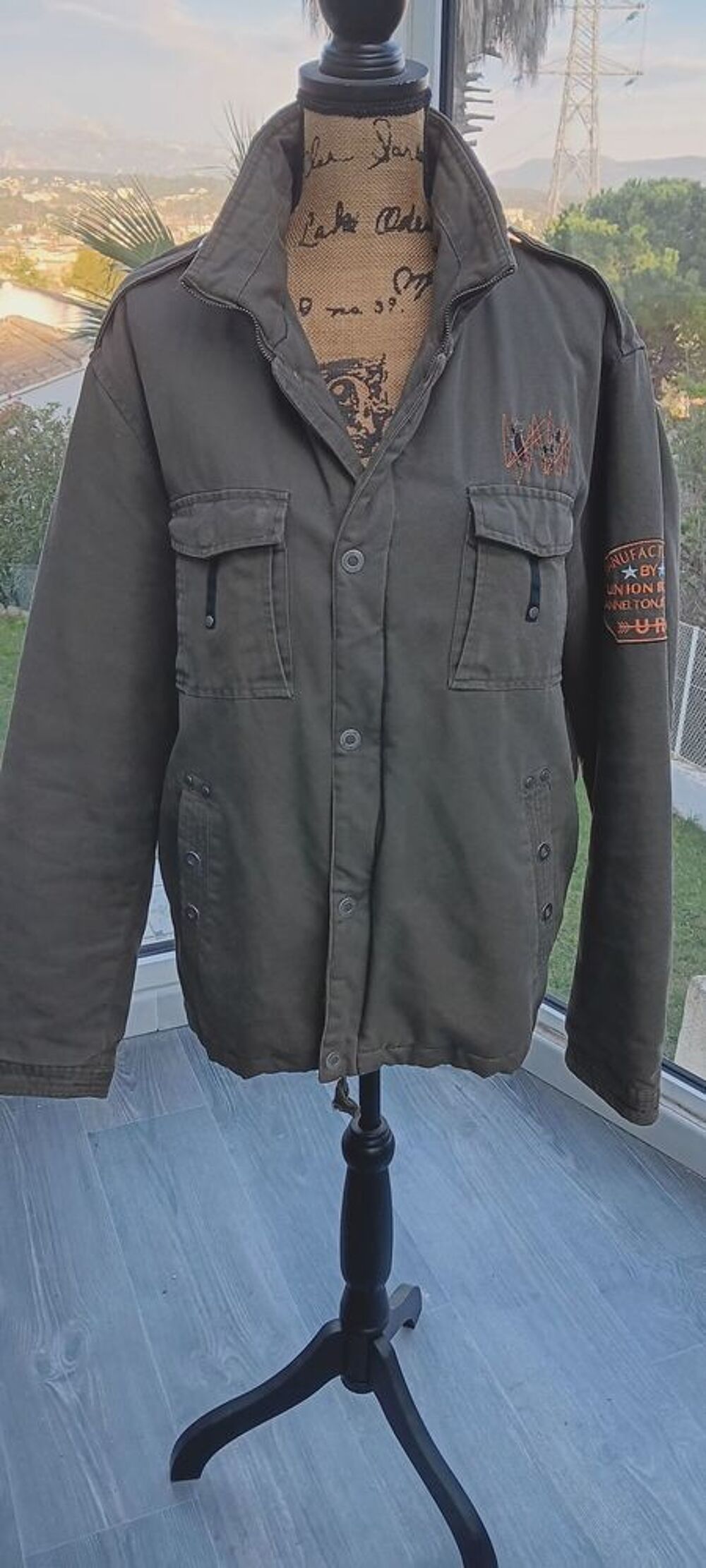 Veste style arm&eacute;e Vêtements