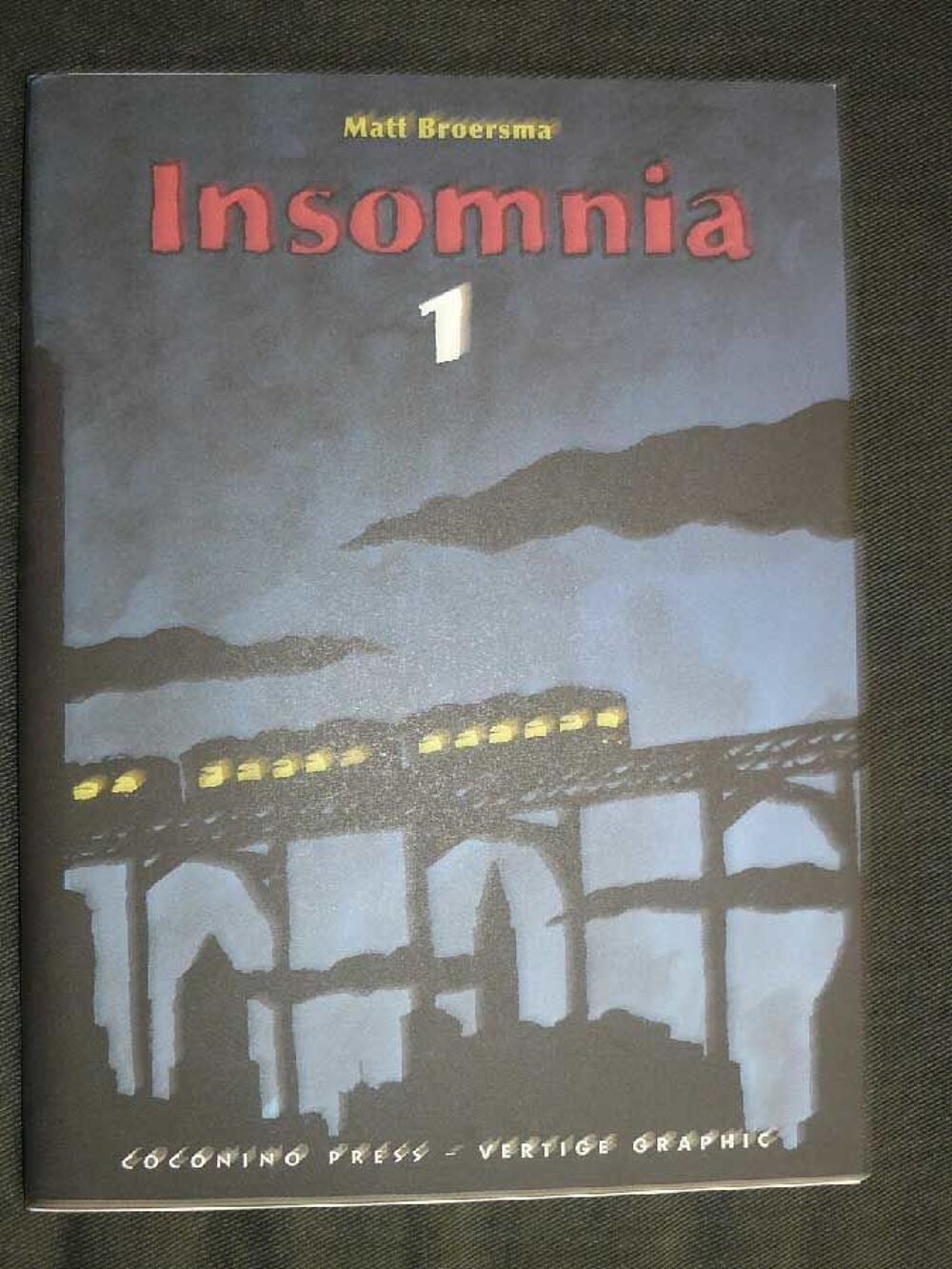 MATT BROERSMA Insomnia T1 EO Livres et BD