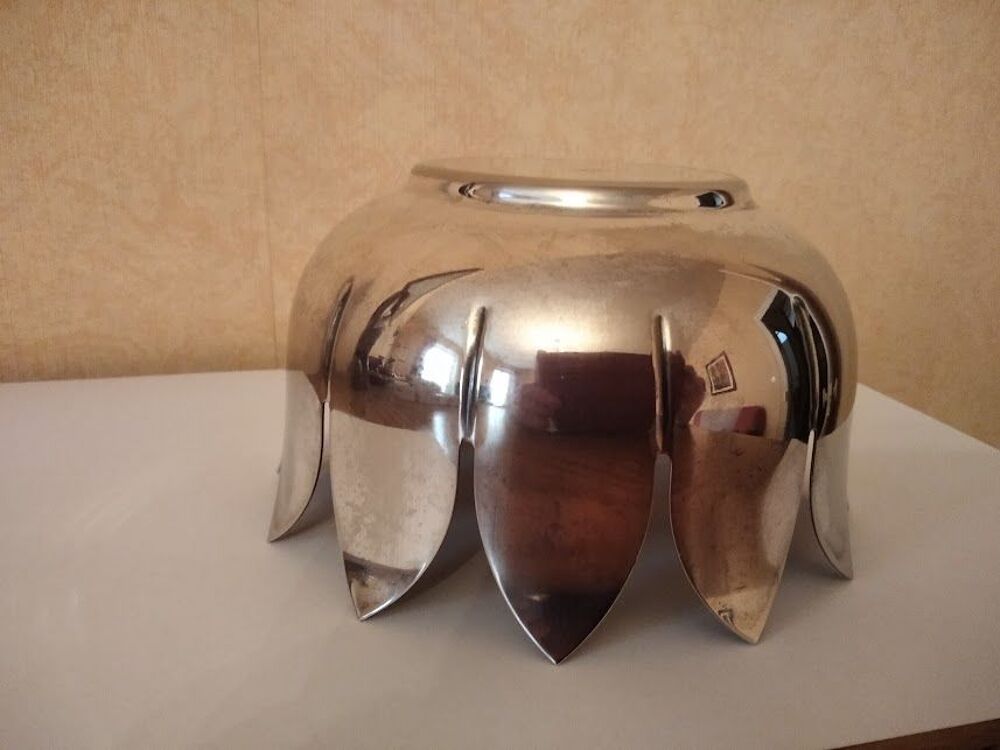 Coupe m&eacute;tal argent&eacute; Italy Décoration