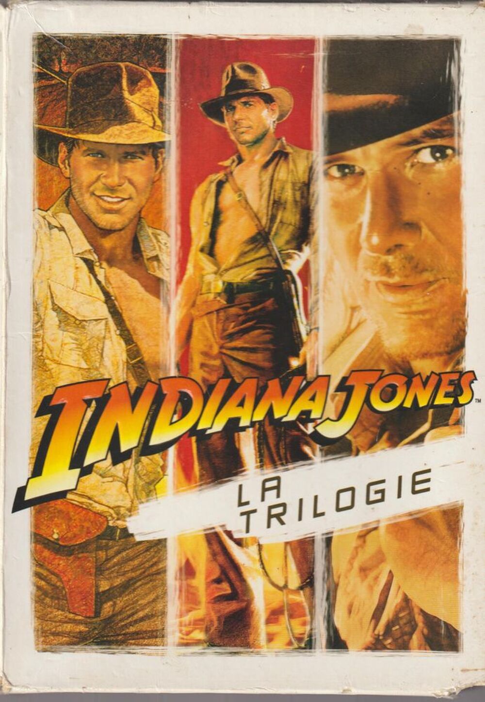les trois premiers films d'Iindiana Jones DVD et blu-ray