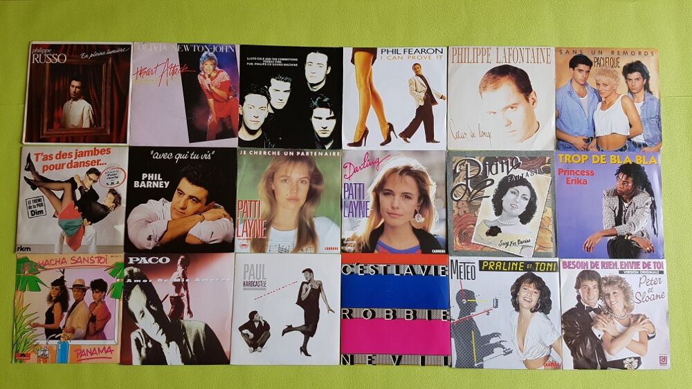LES 45T PHOTO 7 CD et vinyles