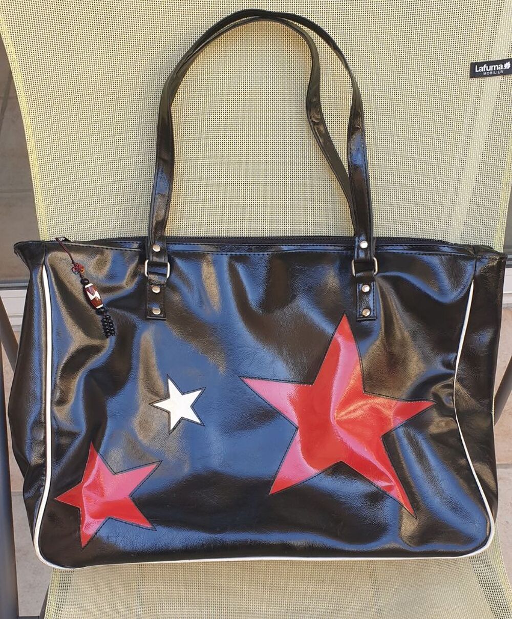 GRAND SAC NOIR ETOILES Maroquinerie