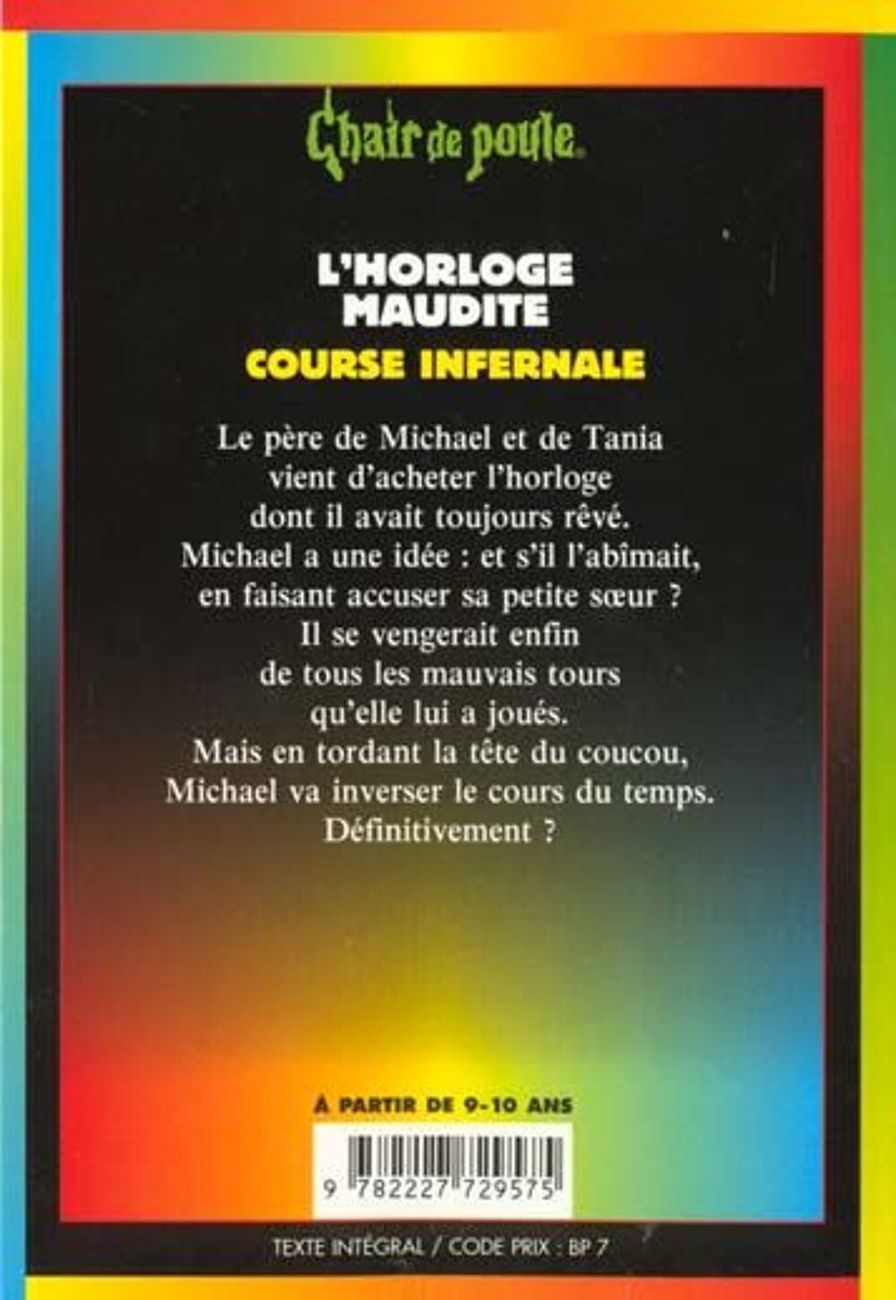 Chair de poule t.24 : l'horloge maudite Livres et BD