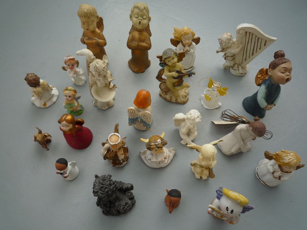 Angelots - Collection de 38 angelots figurines 