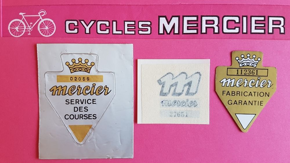 AUTOCOLLANTS MERCIER Vélos