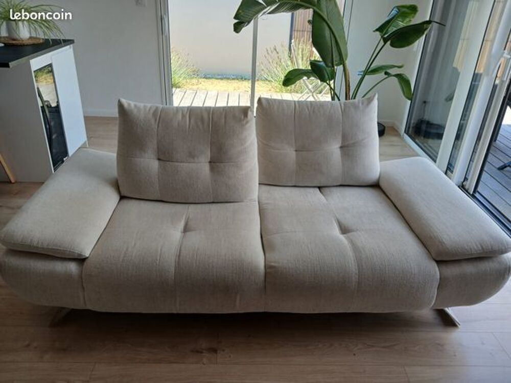 Canap&eacute; tissu 3 places ann&eacute;e 2023 Mobilier de France Meubles