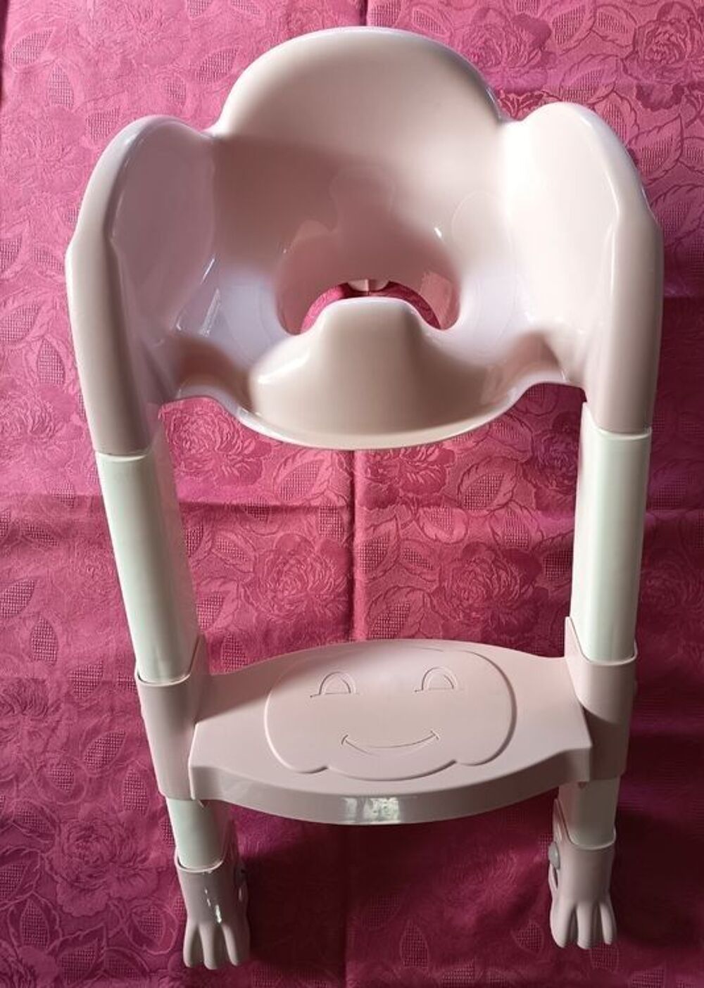 2 r&eacute;ducteurs, gris ou rose, de WC Thermobaby Kiddyloo Puériculture
