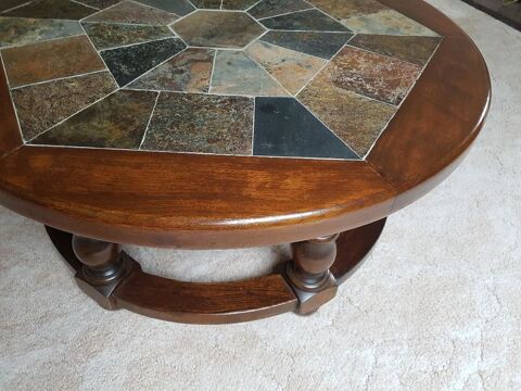 Table de salon basse bois et carrelée 100 Bonny-sur-Loire (45)