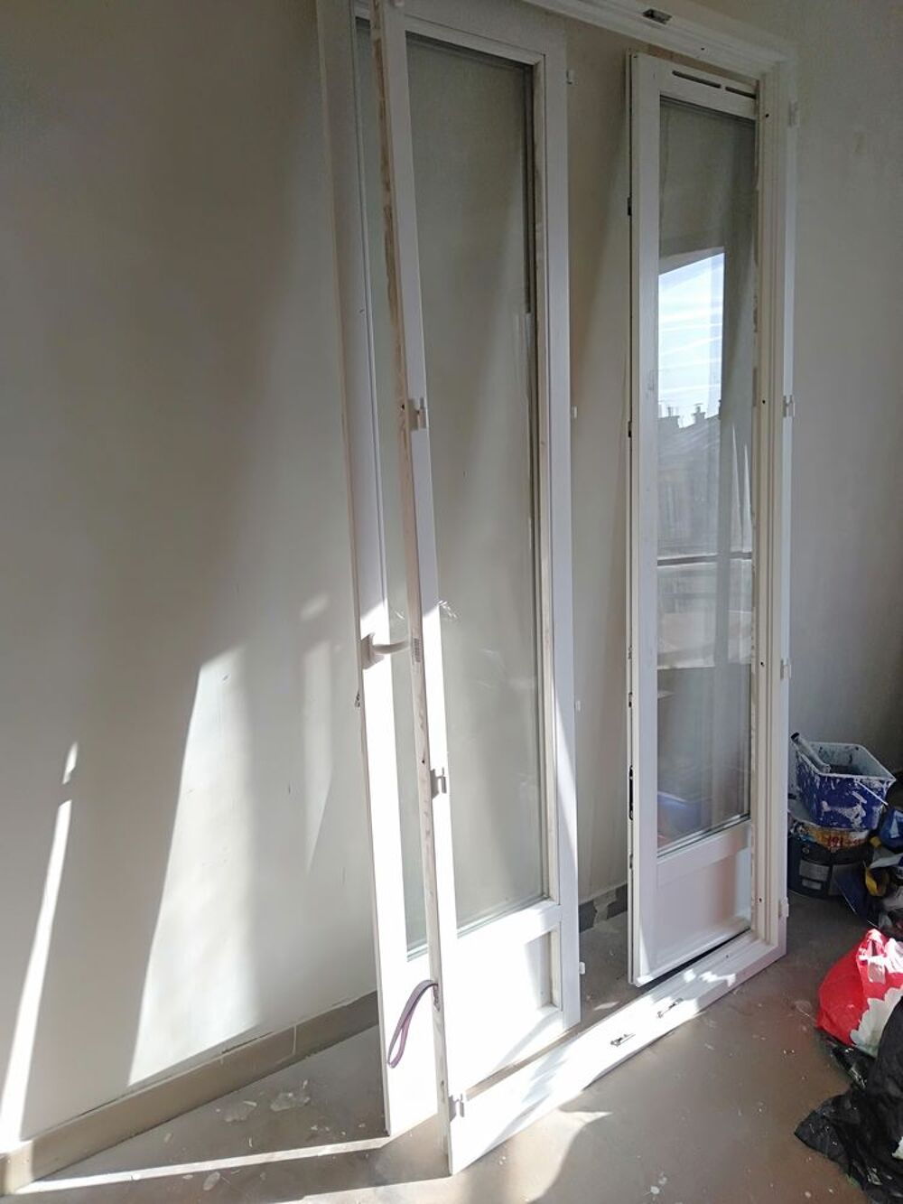 Porte Fen&ecirc;tre double vitrage en bois pvc Bricolage