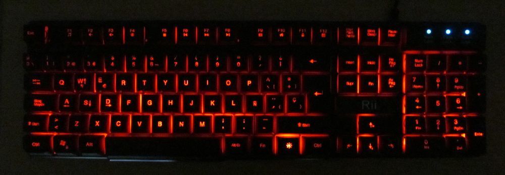 Clavier RII (Espagne) LED/DEL Matériel informatique