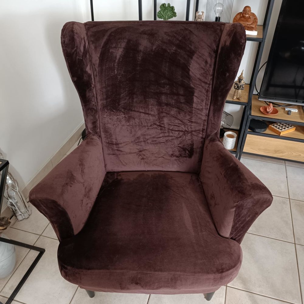 Fauteuil STRANDMON + 2 housses Meubles