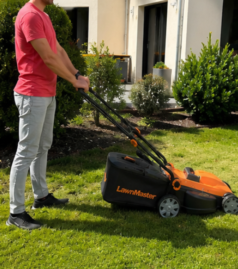 Tondeuse &eacute;lectrique LawnMaster 1800W ? 40 cm ? neuve Jardin