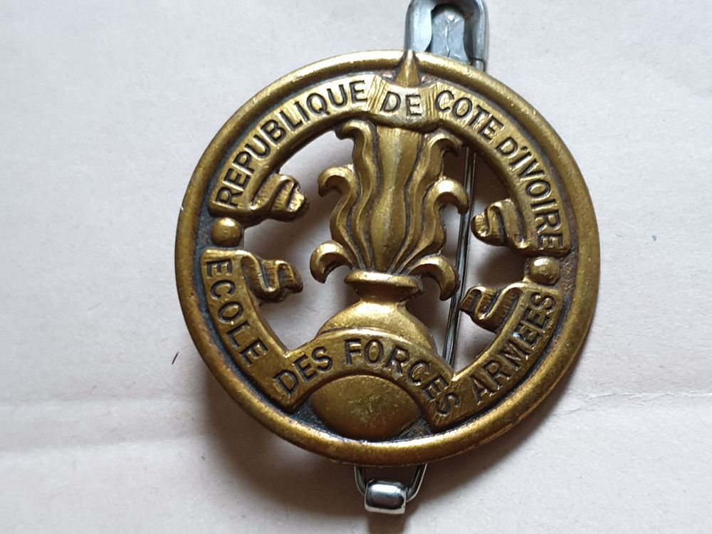Insigne de beret de la cote d'ivoire force arm&eacute;es 
